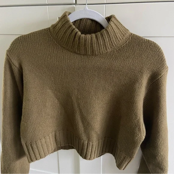 Aritzia Wilfred Free 100% merino wool Harper turtleneck sweater - Picture 4 of 8